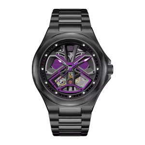 Daniel Gorman Dg8107 Skeleton Watch Dial Stainless