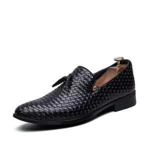 Men Shoes Loafers Leather Formal