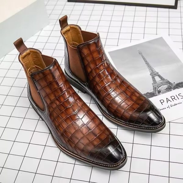 2024 New Classic luxury men's boots - Image 2