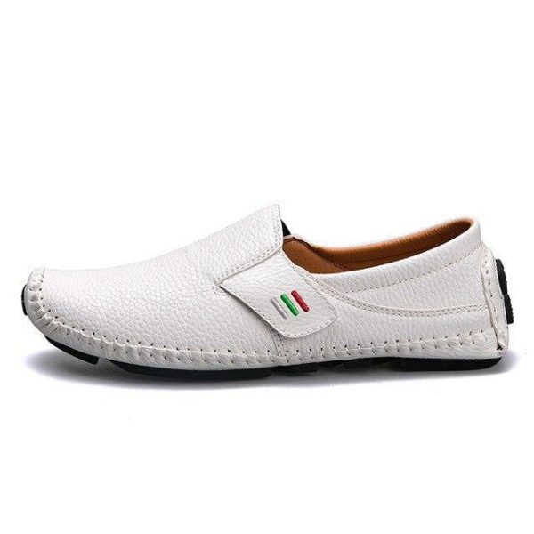 Casual Shoes Slip On Leather Flats Lazy Shoes - 20052402 - Image 5