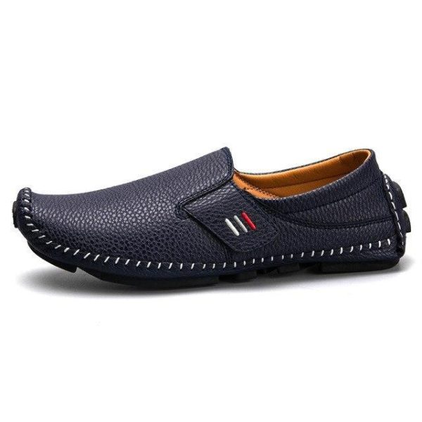Casual Shoes Slip On Leather Flats Lazy Shoes - 20052402 - Image 4
