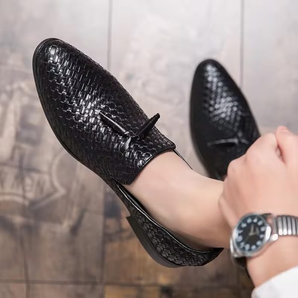 Men Shoes Loafers Leather Formal - Image 2